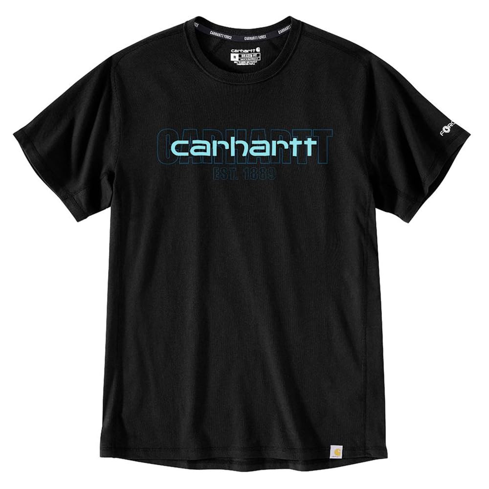 Carhartt Men's Force Relaxed Fit Midweight Short-Sleeve Logo Graphic T-Shirt