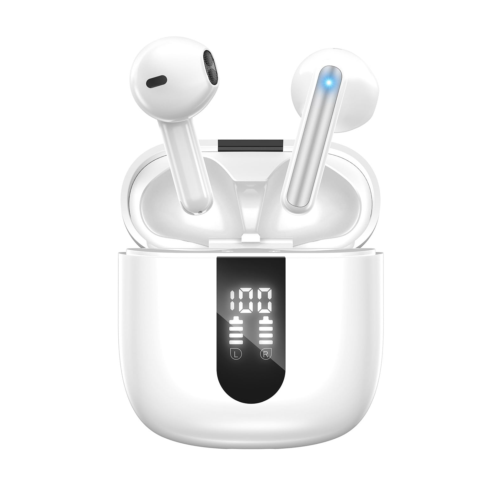 JBES Wireless Earbuds Bluetooth Earphones, 60H Deep Bass Ear Buds with 6 Noise C