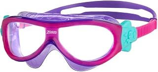 Zoggs Kids' Phantom Mask with UV Protection And Anti-fog Swimming Goggles, 3-6 Years