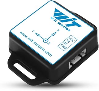 【WT901C-232 9-Axis Vibration Inclinometer】 High-Stability Acceleration+Gyro+Angle (XY 0.05° Accuracy)+Digital Compass, Triaxial MPU9250 Gyroscope Sensor【Kalman Filtering】 for Arduino, Raspberry Pi