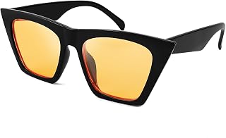 FEISEDY Vintage Square Cat Eye Sunglasses Women Fashion Small Cateye Sunglasses B2473