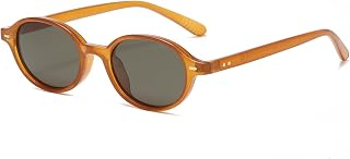 Retro Oval Polarized Sunglasses Women Men Trendy Small 90s Shades