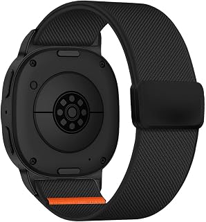 Nylon Elastic Magnetic Bands for Samsung Galaxy Ultra/Galaxy Watch 8 Band 40mm 44mm/8 Classic 46mm Men/Women, Elastic Fabric One Click No Gap Sport Strap