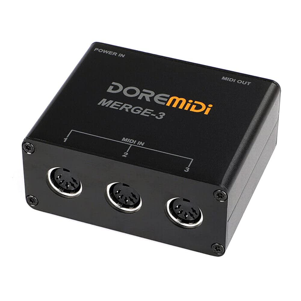 DOREMiDi Merge-3 MIDI Input 2 MIDI Output USB Power Merge-3