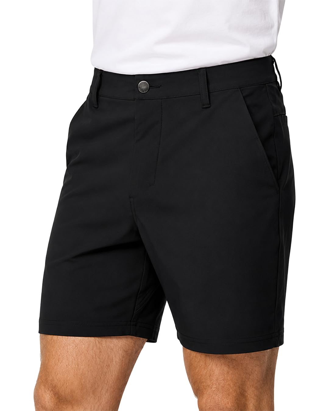 Mens Shorts Stretch Chino Golf Casual Dress Flat Front 7 & 9 Inch