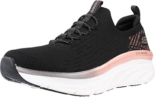 Skechers Womens D'lux Walker Let It Glow Sneaker