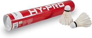 Hy-Pro Badminton 12 Pack Feather Shuttlecocks
