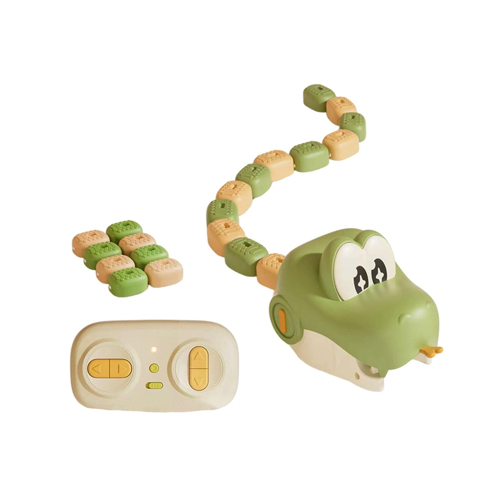 Magnetic Snake Game Toy, 5.1x3.3 Inches Remote Control Self-Eating Toy with Soun