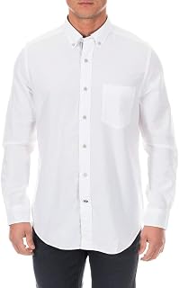 Nautica Young Men's School Uniform Long Sleeve Performance Oxford Button-Down Shirt