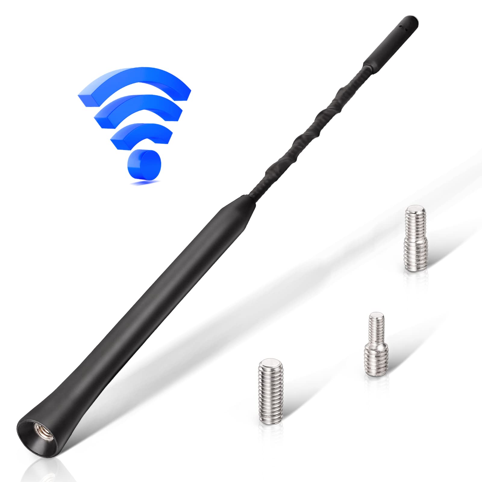 Eightwood Universal Car Antenna Replacement,AM/FM/DAB Roof Car Radio Aerial | da