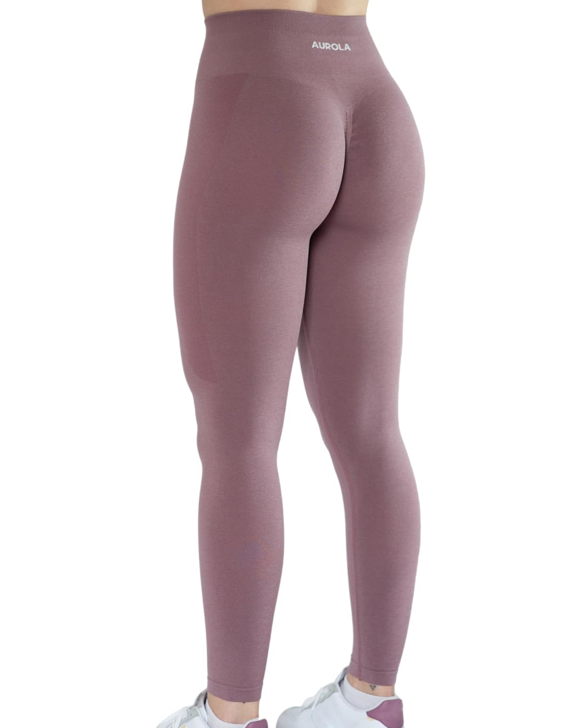 AUROLA Workout Leggings for Women Seamless Scrunch Tights Tummy Control Gym Fitn