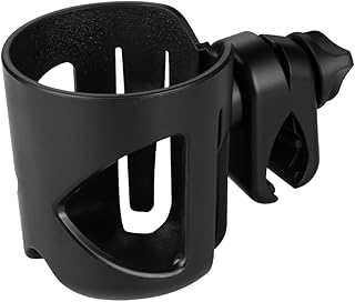 Accmor Stroller Cup Holder, Universal Cup Holder for Walker Wheelchair Bike Scooter, 360° Rotatable Stroller Cup Holder Attachment Walker Wheelchair Accessory