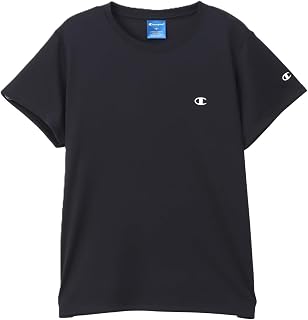 Champion CW-CS350Z Women's Short Sleeve Shirt, Antibacterial, Odor Resistant, Quick Drying, UV Protection, One Point Logo, Short Sleeve Dry T-Shirt