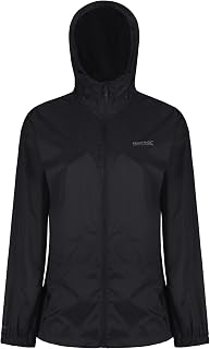Regatta Pack-it Iii' Men's Lightweight Waterproof Breathable Padded Seams Hooded Jacket with Foldable Hood Jackets Waterproof Shell