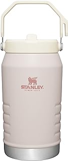 STANLEY All Day Refreshment: Thanks to The Double-Wall Insulation, The Iceflow Flip Straw Water Jug Keeps Drinks Cold for up to