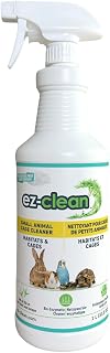 ez-clean BioEnzyme Small Animal Odour Remover - 1L Spray - Fragrance Free | Highly Concentrated Cleaner That Removes Pet Urine & Feces from Cages and Hard-to-Reach Areas for Indoor & Outdoor Use