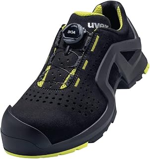 Uvex 1 x Tended Support Work Shoes - Safety Shoes S3 SRC ESD - BOA Closure - Red/Black