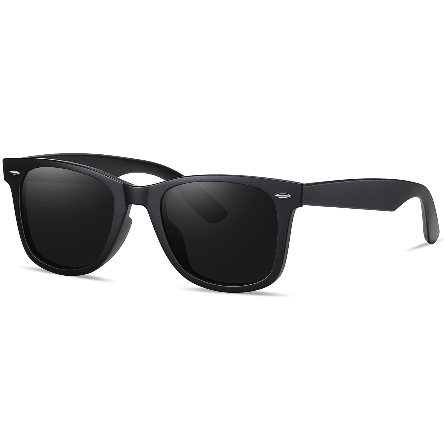 MEETSUN Polarised Sunglasses for Men Women Classic Retro Square Frame Driving Su