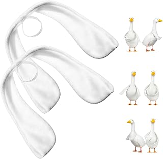 2-Pack Posable Porch Goose Arms for 23-28 inch Lawn Geese Statues | Plush Fabric, Bendable Wire Frame, Shape Retention, Lawn Goose Outfits, Porch Goose Accessories, Yard Garden Decor