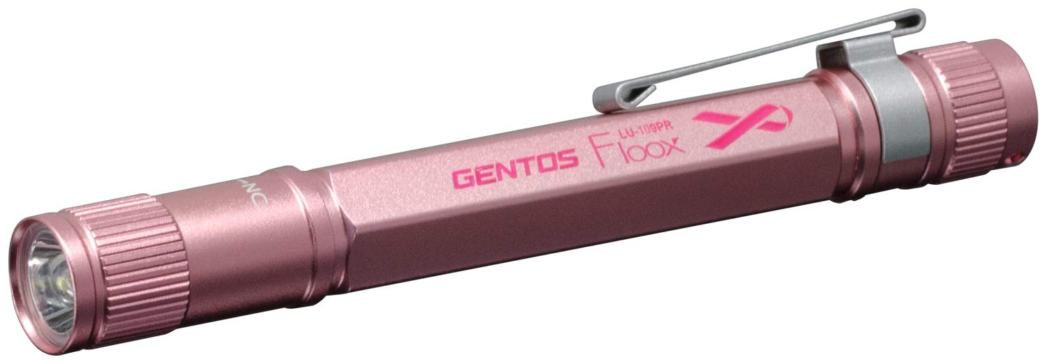GENTOS Flux Mini LED Flashlight, Pen Light, AAA Battery Operated, 18 - 20 Lumens
