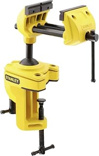 STANLEY MAXTSEEL Multi-Angle Vice, 1-83-069 | Durable Cast Iron Construction, Lightweight Design, Can be Fastened to Work Surface, Removeable Rubber Pads