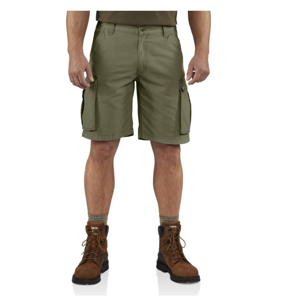 Carhartt Men's Work Utility Shorts Rugged Flex Relaxed Fit Ripstop Cargo Work Sh