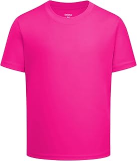 LETAOTAO 2T 3T 4T 5T Toddler Neon Lime Shirts for Boys Girls Rash Guard