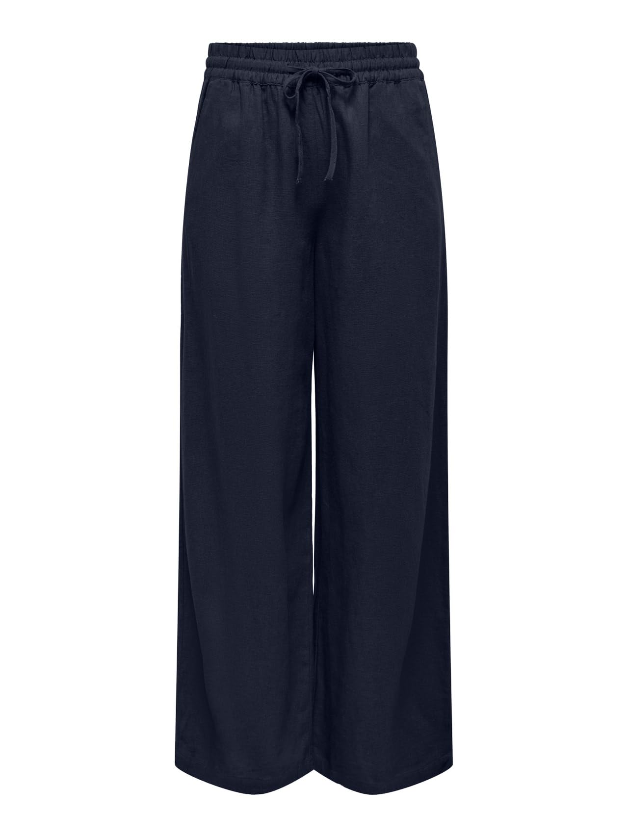 JDY Jdysay HW Linen Wide Pant Wvn Noos Trousers with Wide Leg Women