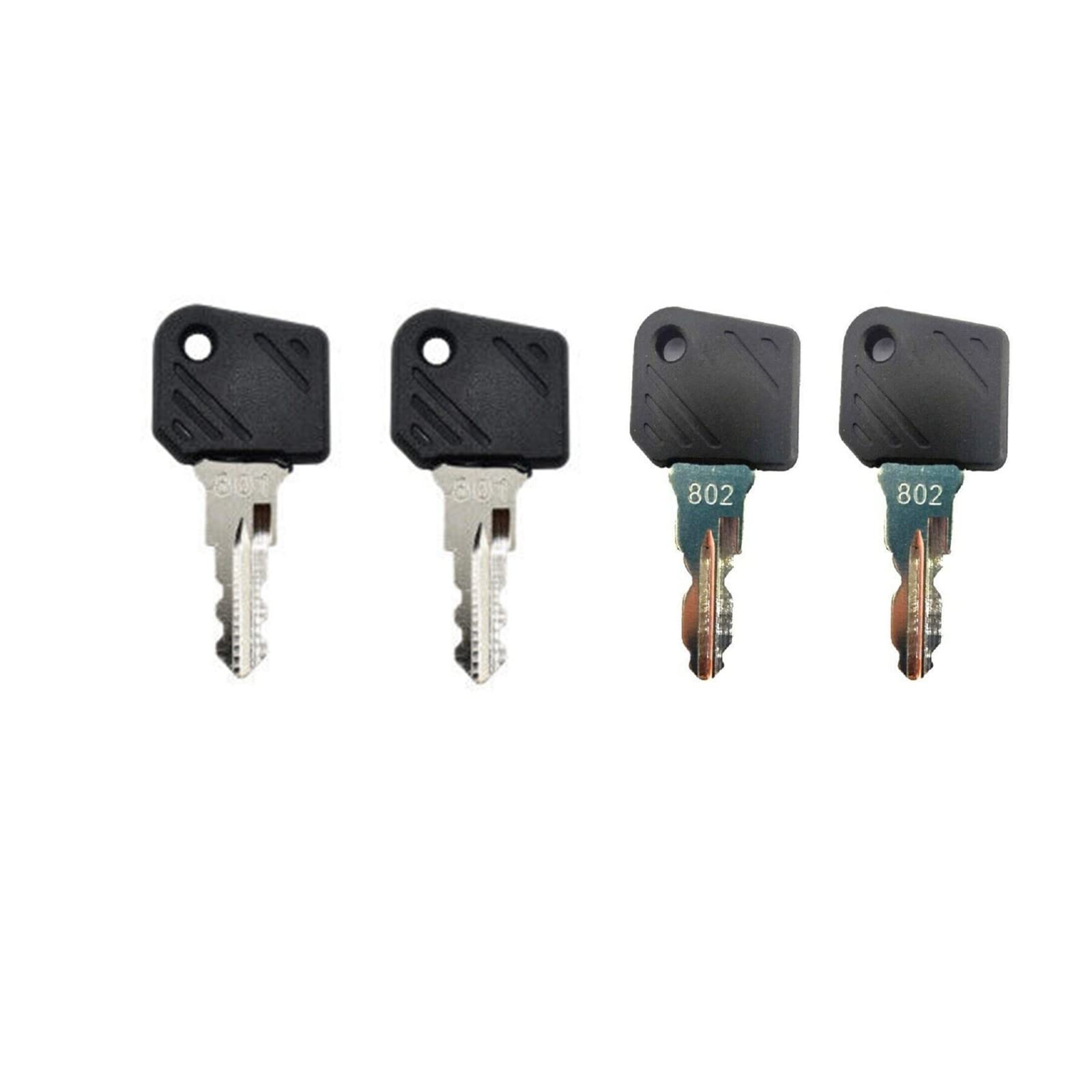 BODYA 4Pcs Ignition Switch Keys Excavator Keys for Komatsu Linde Forklift E16 L1
