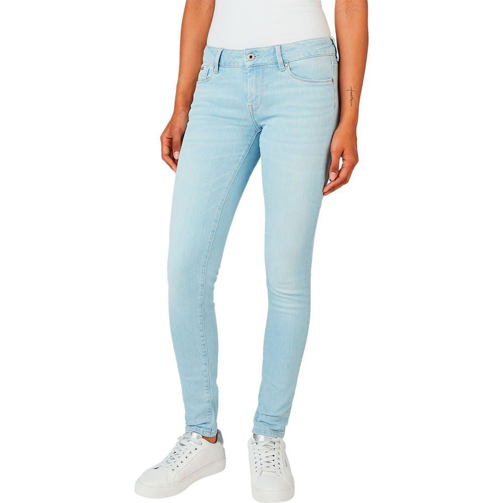 Pepe Jeans London Women's Soho Slim Fit Mid Waist Jeans