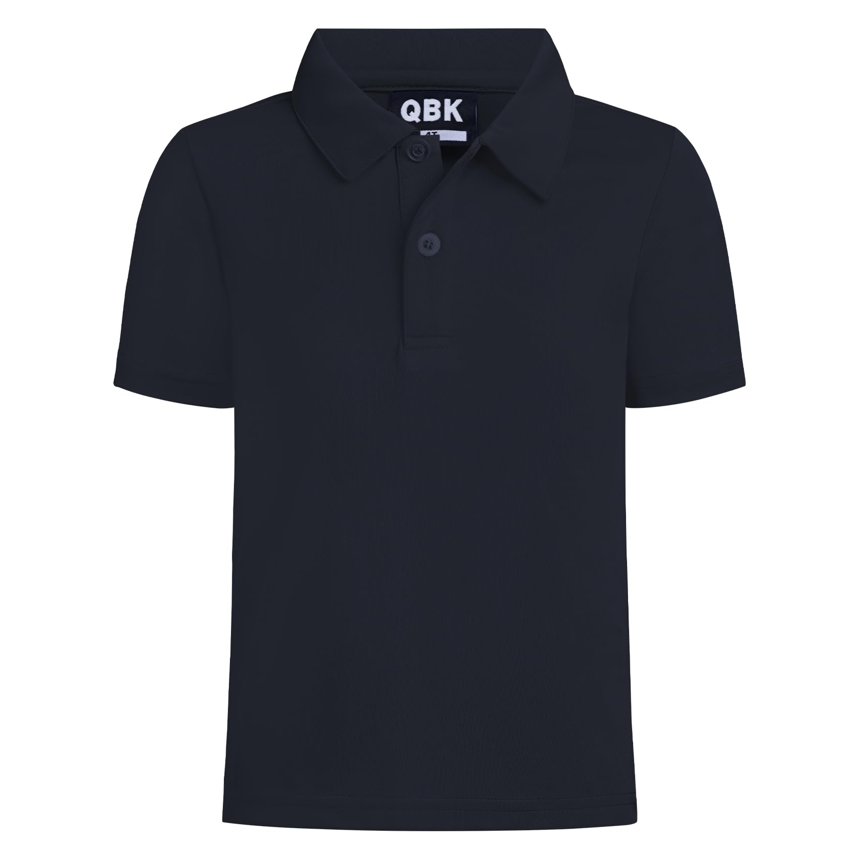 QBK Toddler to Youth Boy's Performance Polo Kids Collared Golf Shirt