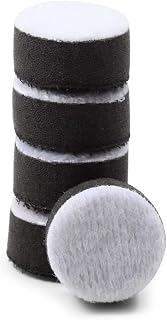 5 Packs of 1 Inch Hook and Loop Sanding Discs Pad Kit with Inch Shank Drill Attachment Pad and Soft Layer Foam Buffer Pad
