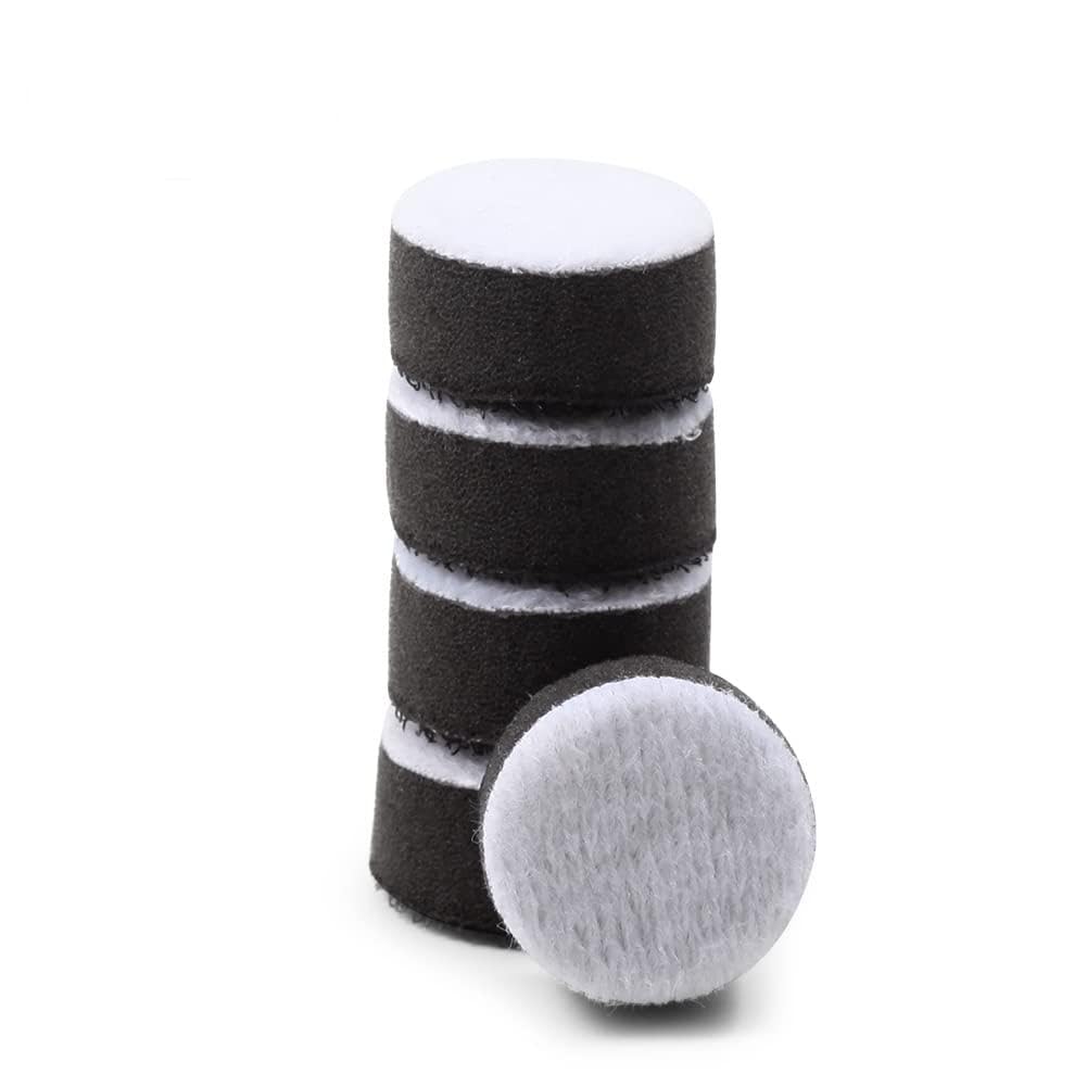 5 Packs of 1 Inch Hook and Loop Sanding Discs Pad Kit with Inch Shank Drill Atta