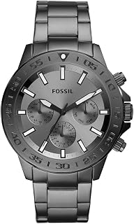 Bannon Multifunction Smoke Stainless Steel Watch, Modern