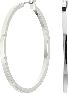 GUESS Basic Square Edge Hoop Earrings