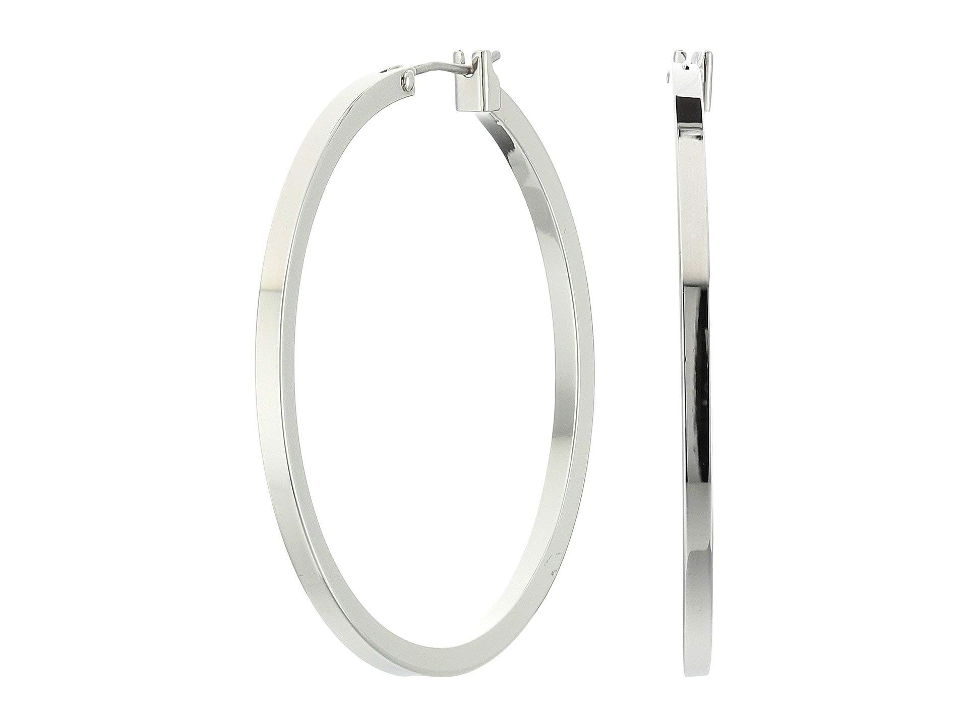 GUESS Basic Square Edge Hoop Earrings