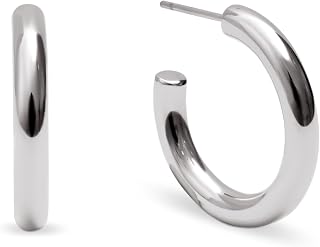 SINGULARU Nairobi 18K Gold Plated Stainless Steel Hoop Earrings or Stainless Steel Jewellery for Women