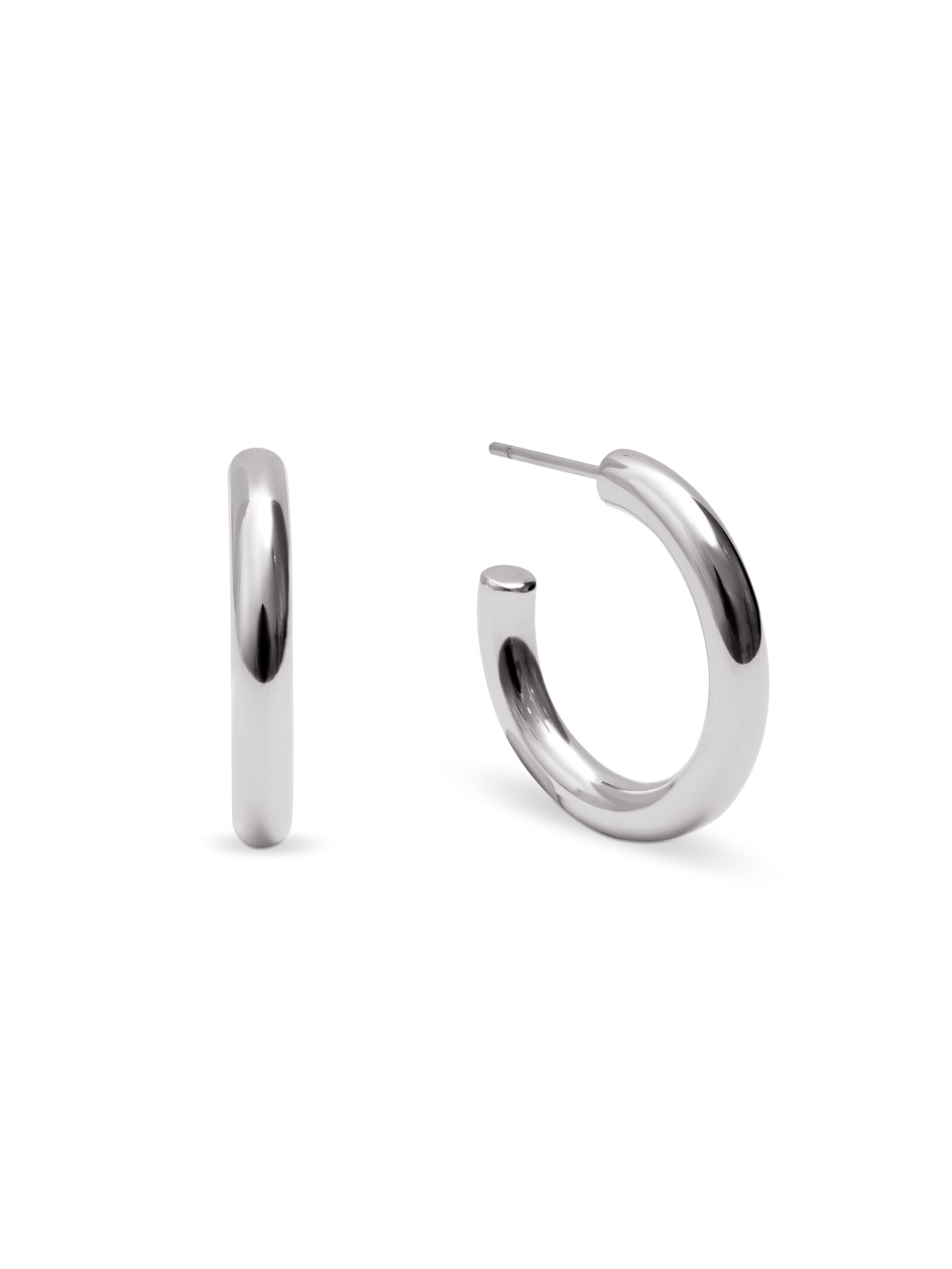 SINGULARU Nairobi 18K Gold Plated Stainless Steel Hoop Earrings or Stainless Ste