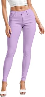 Hybrid & Company Womens Hyper Ultra Stretch Comfy Skinny Leg Work Casual Pants