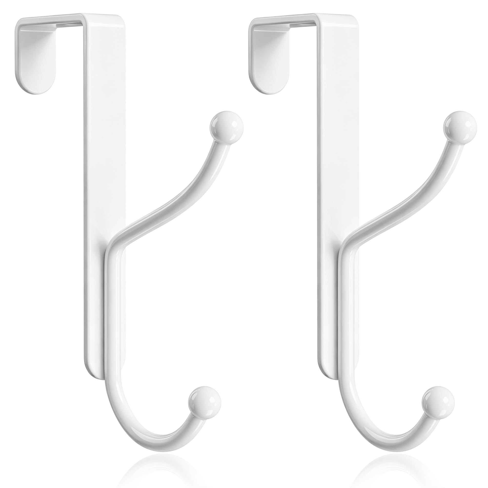 niffgaff Over Door Hook 2-Pack, Heavy Duty Door Hanger, Fits Interior Doors 1.4 