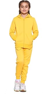 GW CLASSY OUTFIT Boys Kids Tracksuit Set Hoodies Plain Tracksuit Hoodie with Jogger Sweatpants Sports Activewear Set Girls