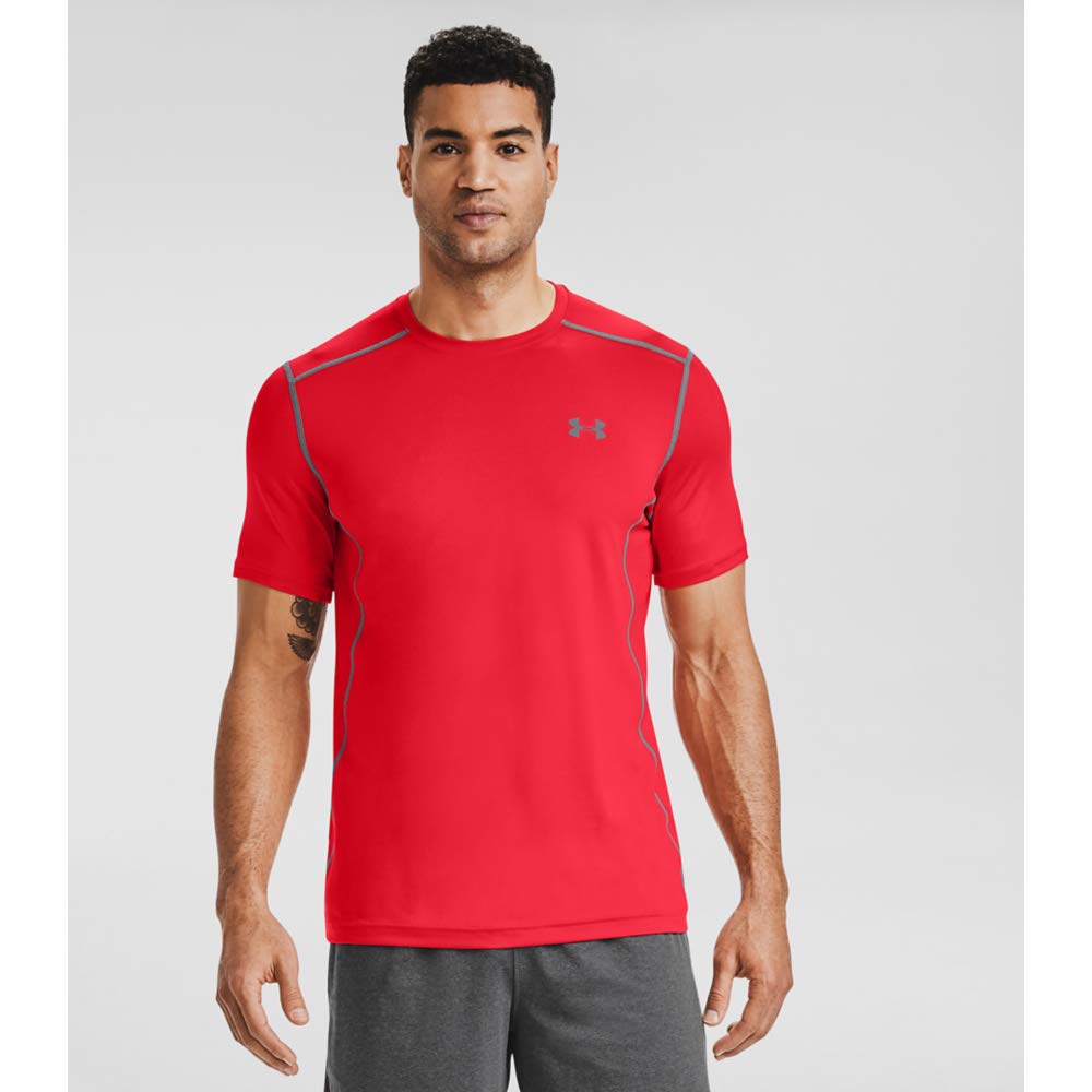 Under Armour UA RAID Short Sleeve Men's T-Shirt, Black/Black/Graphite, M