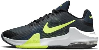 Nike Unisex Air Max Impact 4 - Lace Up Mesh Style Shoe - Navy/Gold