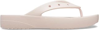 Crocs Women's Platform Flip Flop Sandal, Quartz, 2 UK