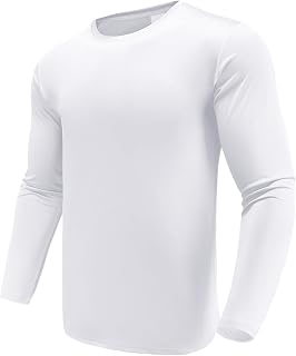 Boyzn 1, 3 or 5er Pack Herren Langarmshirt T-Shirts, UPF 50+ UV Schutz Schnelltrocknend Funktionsshirt Laufshirts, Atmungsaktiv Langarm Sportshirt Gym Running Tops