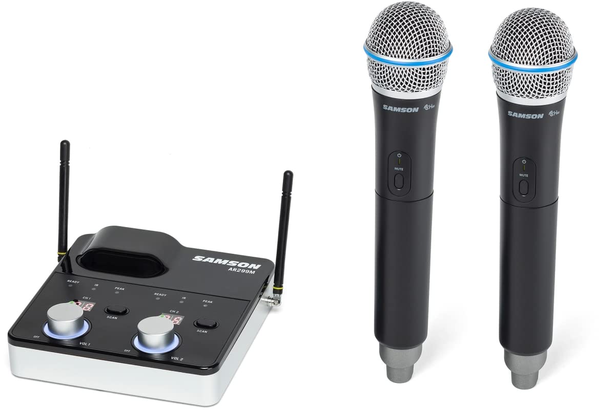 SAMSON Concert 288m Handheld Dual-Channel Wireless System (Band D)