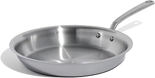 Made In Cookware - 12-Inch Stainless Steel Frying Pan - 5 Ply Stainless Clad - Professional Cookware - Crafted in Italy - Induction Compatible