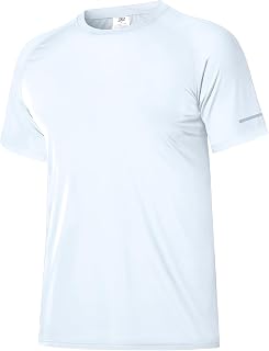 Boyzn 1 or 3 Pack Men's Rash Vest, UPF 50+ Sun Protection Short Sleeve Swimming T-Shirts, Quick Dry Watersport Rash Guards UV Swim Tops Beach Tee Shirts for Surfing Hiking Fishing