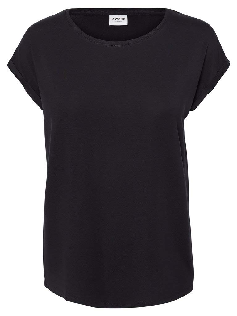 VERO MODA Womens Plain Short Sleeve T-Shirt Lifestyle