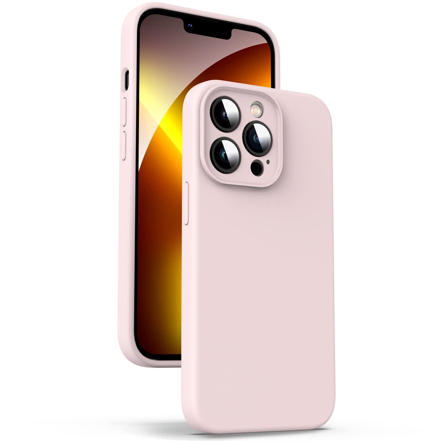 Supdeal Liquid Silicone Case for iPhone 13 Pro Max, [Camera Protection] [Anti-Fi